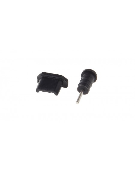 3.5mm Audio Jack + Micro-USB Port Dust Plug Set for Cellphones (100-Pack)