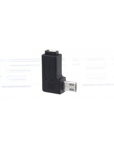 Micro-USB Male to Female Right Angled Adapter