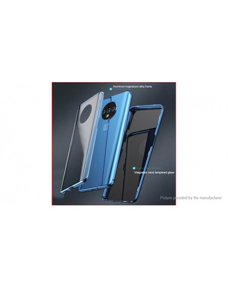 Magnetic Front & Back Tempered Glass Protective Case Cover for OnePlus 7T