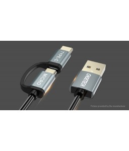 Authentic CHOETECH USB-C/Micro-USB to USB 2.0 Data & Charging Cable (120cm)