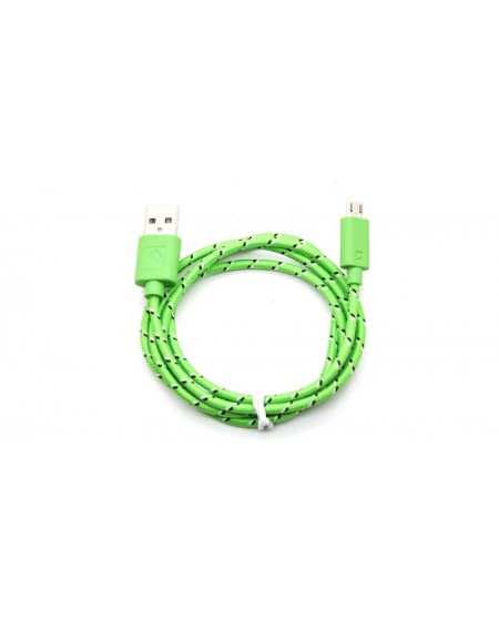 Micro-USB Male to USB Male Braided Data Cable