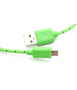 Micro-USB Male to USB Male Braided Data Cable